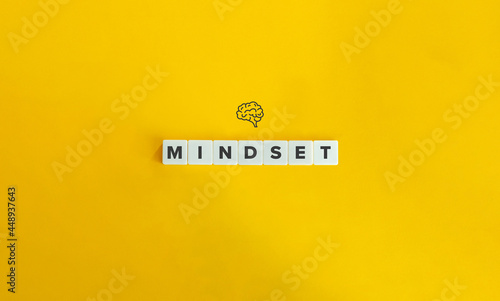 Mindset banner. Minimal aesthetics.