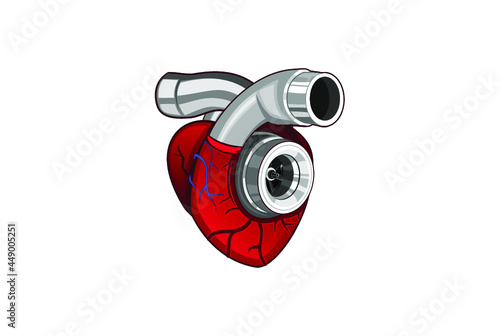 heart turbo logo