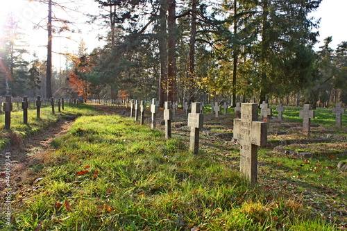 Łambinowice stary cmentarz Jeniecki