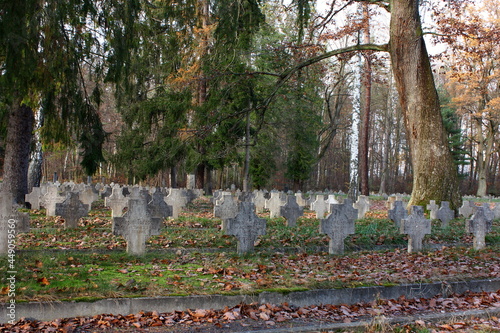 Łambinowice stary cmentarz Jeniecki