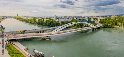 Panorama sur Lyon depuis le musée des Confluences