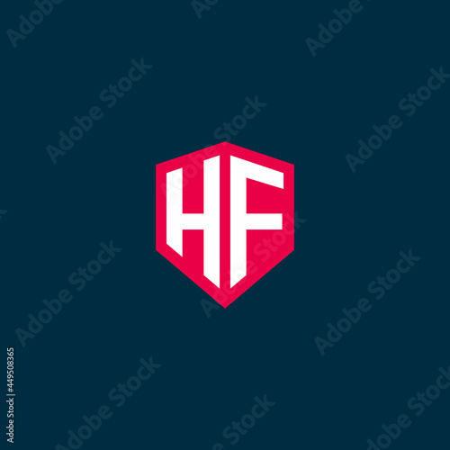 hf letter shield logo