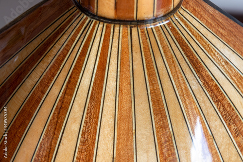 hands of a musician playing the lute in Greece