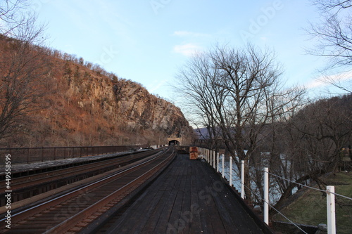 Train Tracks In Harpers Ferry WV