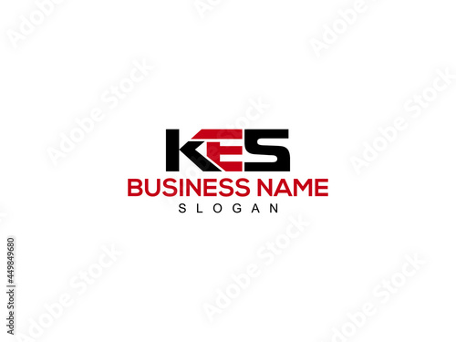 Alphabet Letter KES Logo Icon Vector For Business