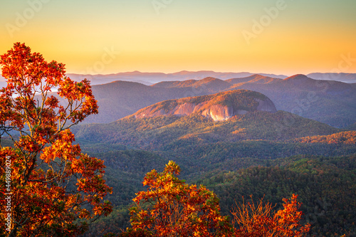 Pisgah National Forest, North Carolina, USA at Looking Glass Rock