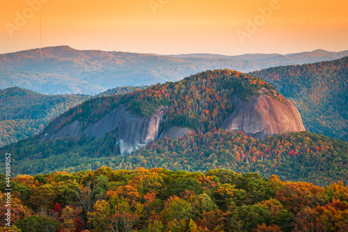Pisgah National Forest, North Carolina, USA at Looking Glass Rock