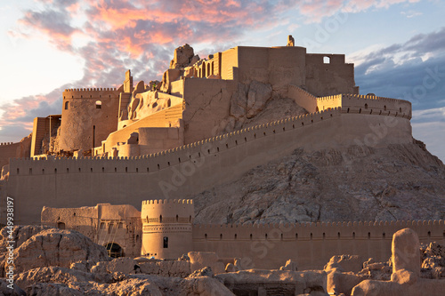 Remains of Bam Castle in the province of Kerman, Iran