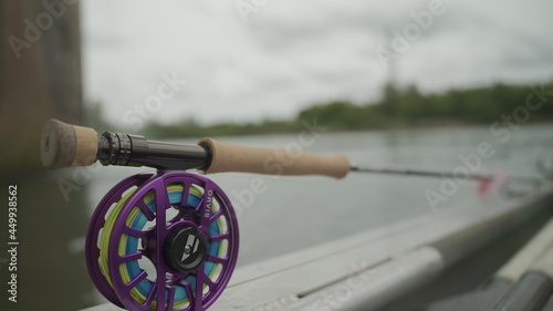 fly fishing reel and rod