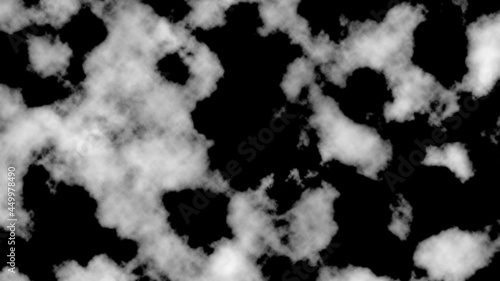 Abstract black white monochrome cloud wallpaper, smoke screen effect overlay 