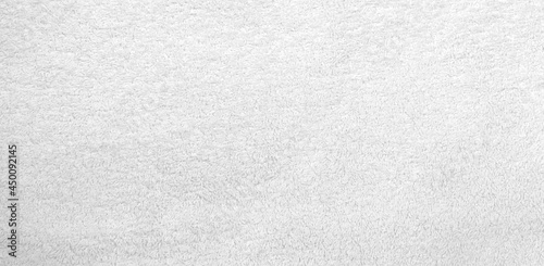 Panorama of Clean white towel texture and seamless background