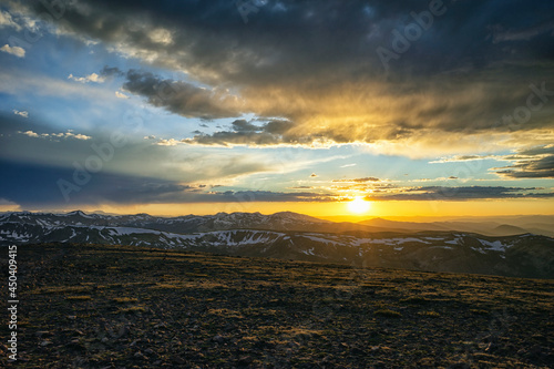 Sunset in the James Peak Wilderness, Colorado