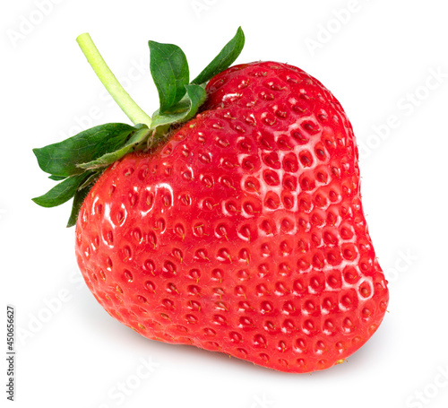 Red Strawberry isolated on white background, Fresh Amaoh Strawberry isolated on white (With clipping path)