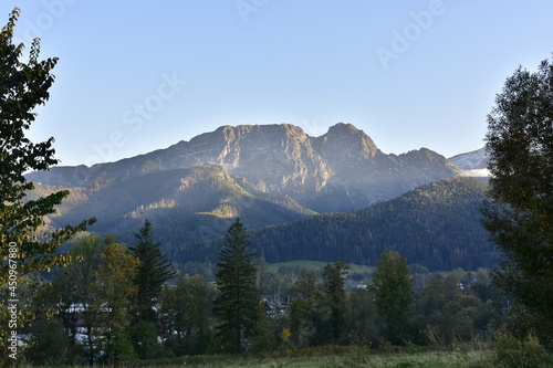 Zakopane, panorama, mountain to the Tatra Mountains, rest in Poland