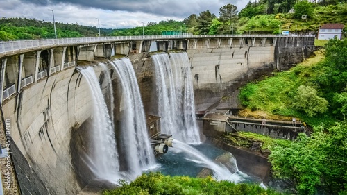 Embalse de As Eiras en Fornelos de Montes, Galicia