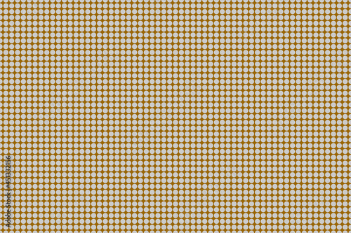 Small gray circle polka dots tiled on a brown background, pastel seamless wallpaper, for fabric and printed products.
