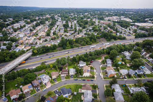 Aerial of Union Township New Jersey 