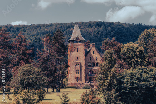 Alte Gebäude in Süddeutschland im Saarland in Mettlach