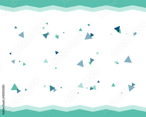 シンプルな三角形のあしらいセット 飾り 装飾 かわいい ポップ 幾何学 パーティー 正三角形
