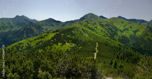 Tatry zachodnie widok góry