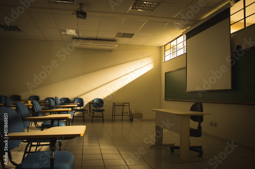 Sala de aula vazia