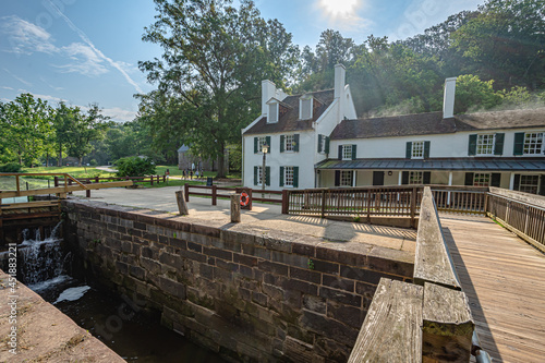 The Great Falls Tavern Visitor Center at Chesapeake and Ohio Canal National Historic Park.