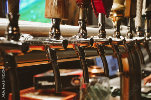 Canilla de cerveceria artesanal en buenos aires, argentina.