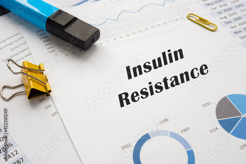 Financial concept meaning Insulin Resistance with phrase on the page.