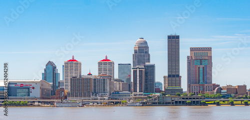 Skyline of Louisville - view from Ashland Park - LOUISVILLE. KENTUCKY - JUNE 14, 2019