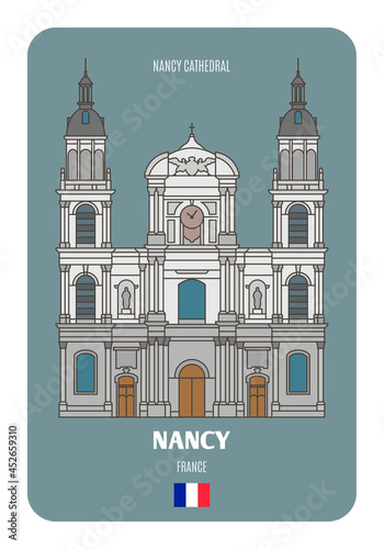Nancy Cathedral in Nancy, France