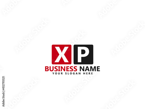 XP X&P Letter Type Logo Image, xp Logo Letter Vector Stock