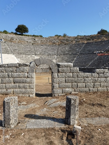 ancinet greek theater of dodoni in ioannina perfecture greece