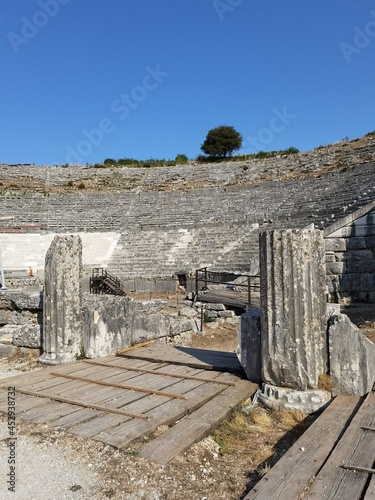 ancinet greek theater of dodoni in ioannina perfecture greece