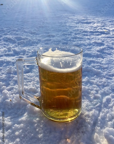 Beer and snow