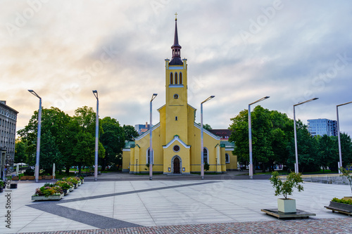 St. John's Church on Freedom Square in Tallinn Estonia.