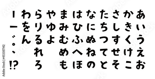 タイトルに使いやすいかわいい角ゴシックひらがな