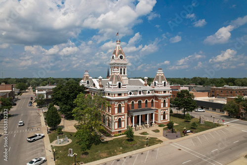 Livingston County Law and Justice Center in Pontiac IL court house- beautiful small town along Rt 66