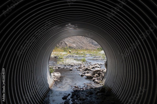 A Highway Culvert Bypass for a River under a Road