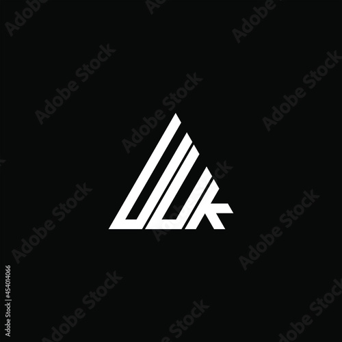 UUK letter logo creative design. UUK unique design 