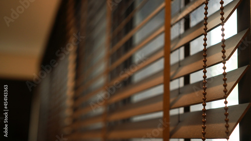 Venetian wood blinds for modern house or office interior shading shutter curtain design
