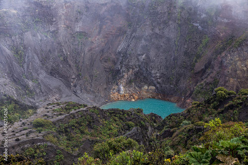 Crater lake of Irazu volcano, Costa Rica