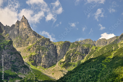 Mnich - a peak with a height of 2068 m in the Polish High Tatras. 