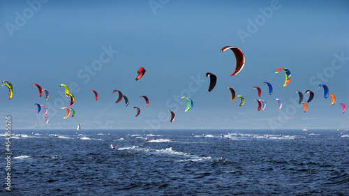 group at kitesurf competition race