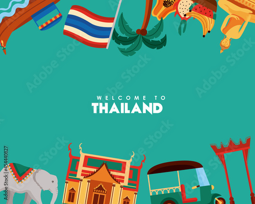 welcome to thailand banner