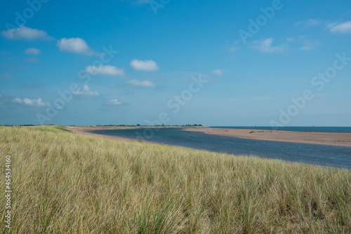 Texel, the Netherlands. August 13, 2021. Landschap van Texel met zicht op de Waddenzee.