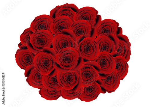 Duży bukiet z róż