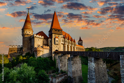 The Hunedoara Castle in Romania