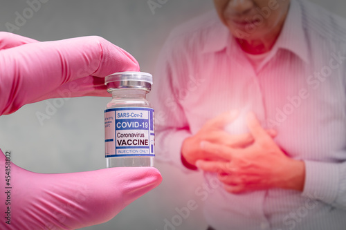 Covid Vaccine with lung disease infected people, Coronavirus COVID-19 mRNA medical treatment negative side effect.