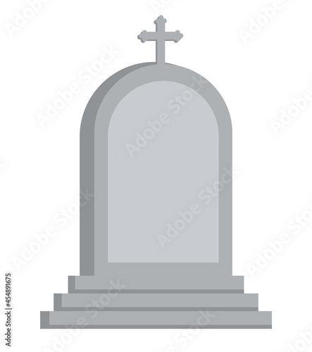 gray gravestone design