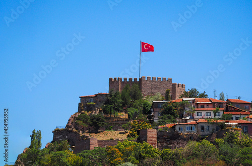 turkey ankara castle view on a sunny day